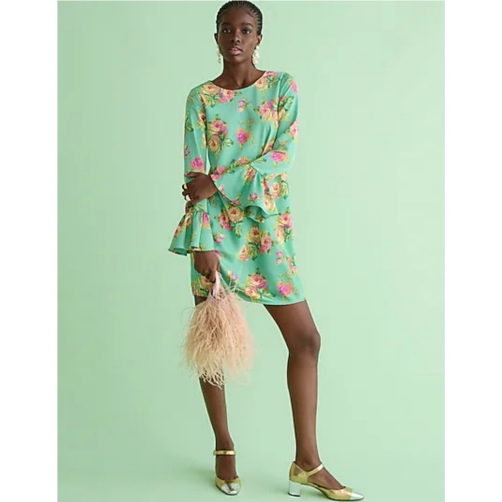 67. J.Crew Winter garden dress in lavish rose